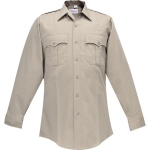 Command Polyester Mens Long Sleeve Shirt with Zipper