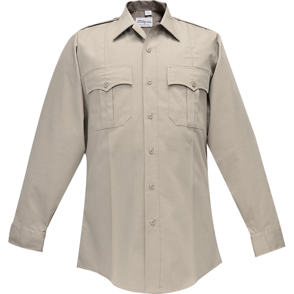 Command Polyester Mens Long Sleeve Shirt with Zipper
